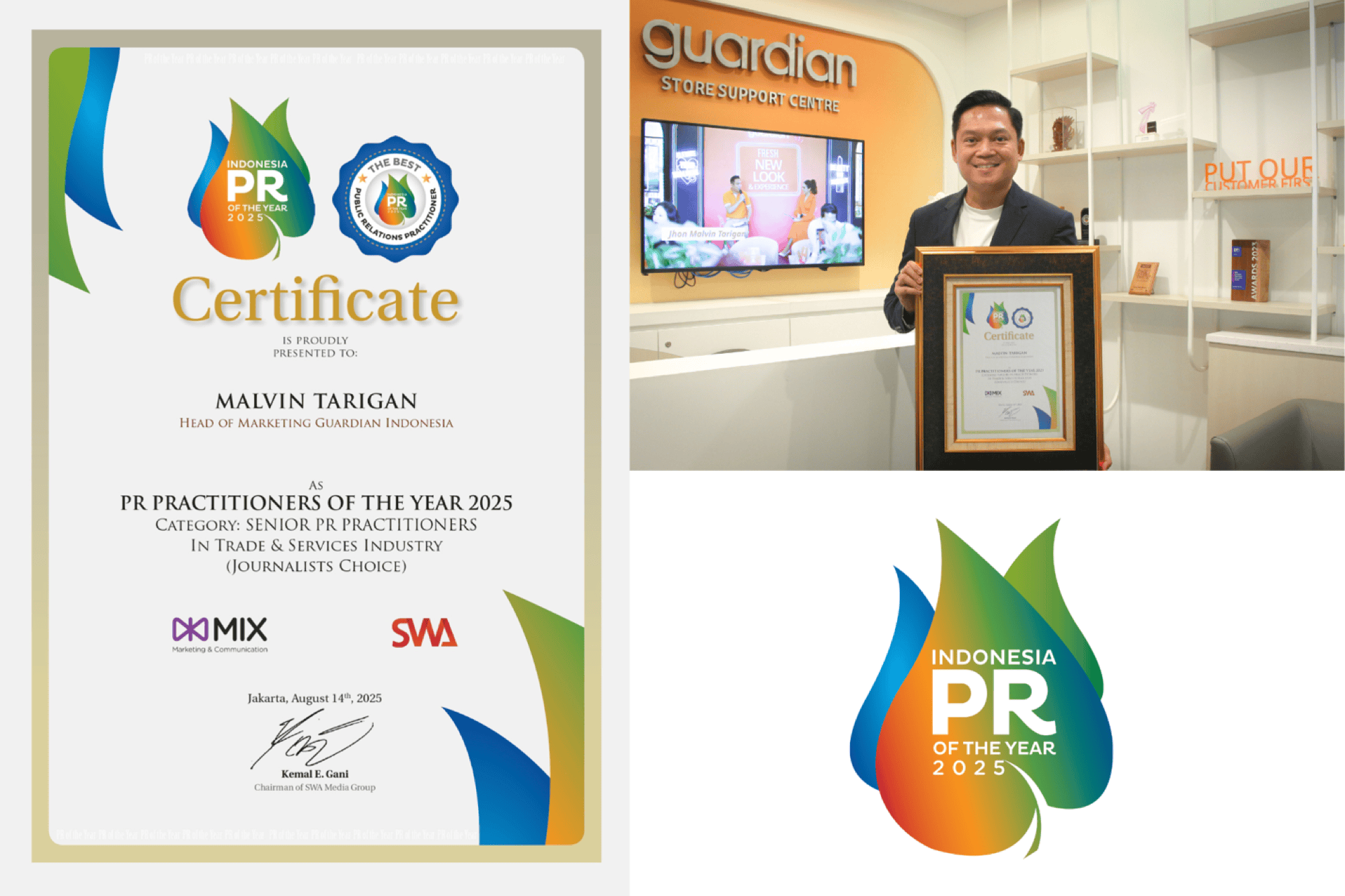 Guardian Indonesia Wins Indonesia PR of the Year 2025 Award